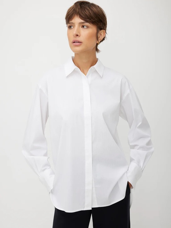 Kit and Ace Tops - Kit and Ace Marbella Boyfriend Shirt - washed but never worn